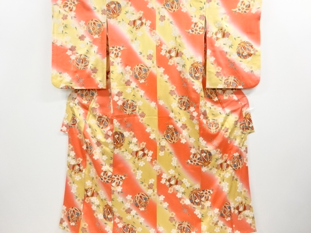 JAPANESE KIMONO / KIMONO FOR KIDS / SILK / WEEPING SAKURA